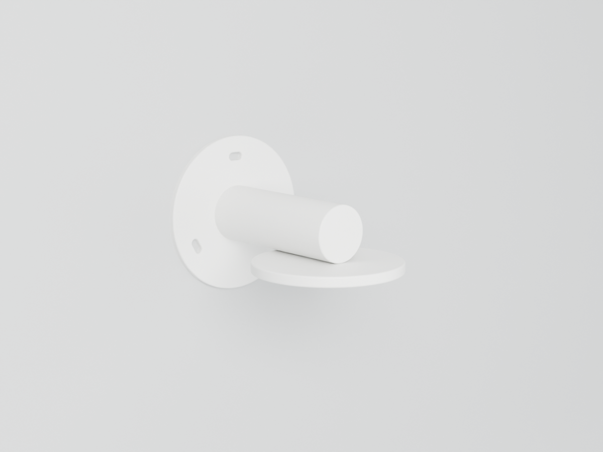 CAD render of Universal Camera Wall Bracket